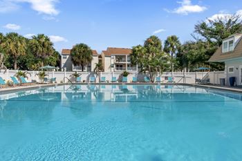 Sparkling swimming pool